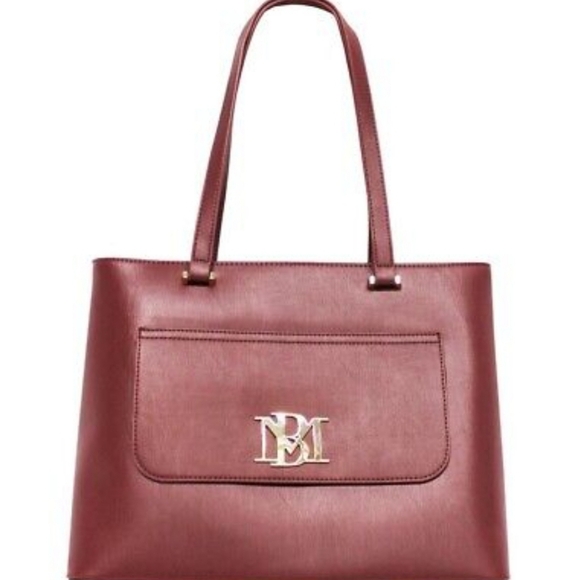 Badgley Mischka Wine Tote 4PC Set W/Slip Pocket in Front, Detachable Strap - Picture 3 of 12